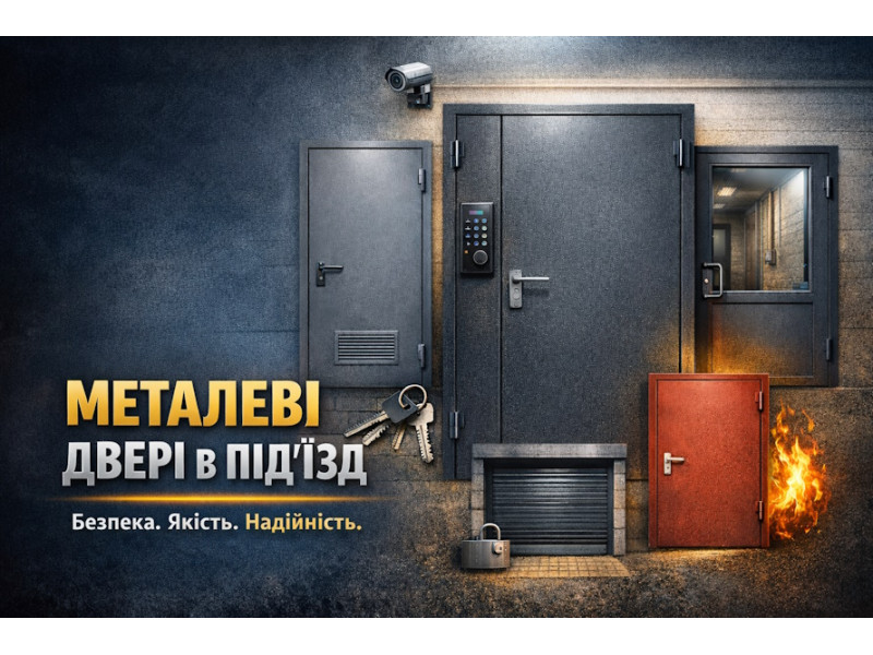 Як вибрати двері в під’їзд: повний гід для ОСББ та багатоквартирного будинку