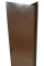 Двері вхідні технічні TEHNO DVERI металеві двостулкові праві 860х1900 см Коричневий