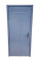 Двері вхідні TEHNO DVERI Квадро 3Д-метал металеві дволистові ліві 680х1900 мм Антрацитовий