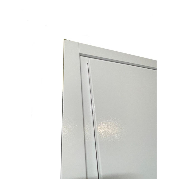 Двері вхідні TEHNO DVERI STEEL-WHITE метал права 860х1900 мм Ral 9003 Білий
